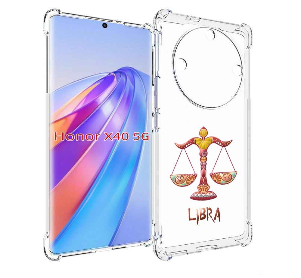 

Чехол MyPads знак-зодиака-весы-8 для Honor X40, Прозрачный, Tocco