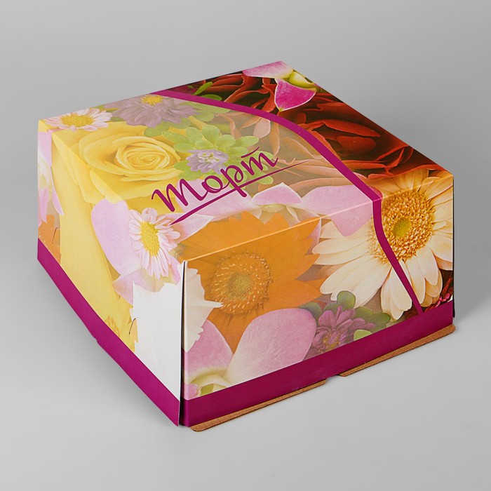 

Кондитерская упаковка Весеннее настроение, 30х30х19 см 5 шт, Разноцветный