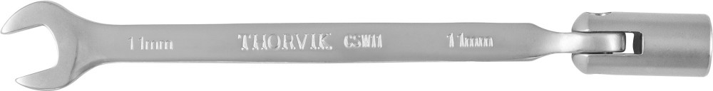

Thorvik CSW11 Ключ гаечный комбинированный карданный, 11 мм