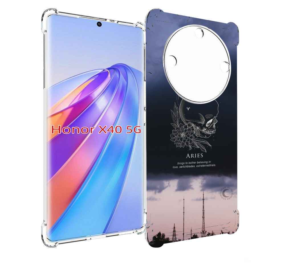 

Чехол MyPads знак-зодиака-овен-4 для Honor X40, Прозрачный, Tocco