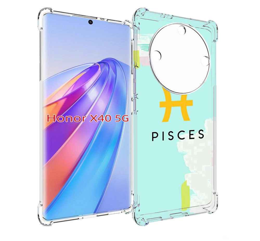 

Чехол MyPads знак-зодиака-рыбы-2 для Honor X40, Прозрачный, Tocco