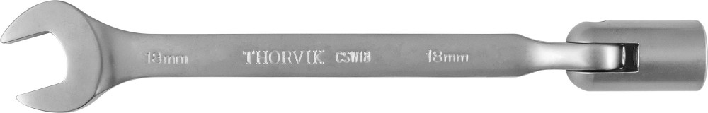 

Thorvik CSW18 Ключ гаечный комбинированный карданный, 18 мм
