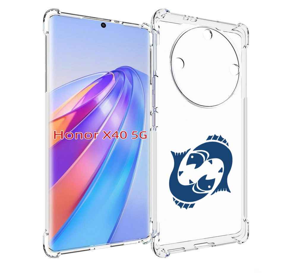 

Чехол MyPads знак-зодиака-рыбы-7 для Honor X40, Прозрачный, Tocco
