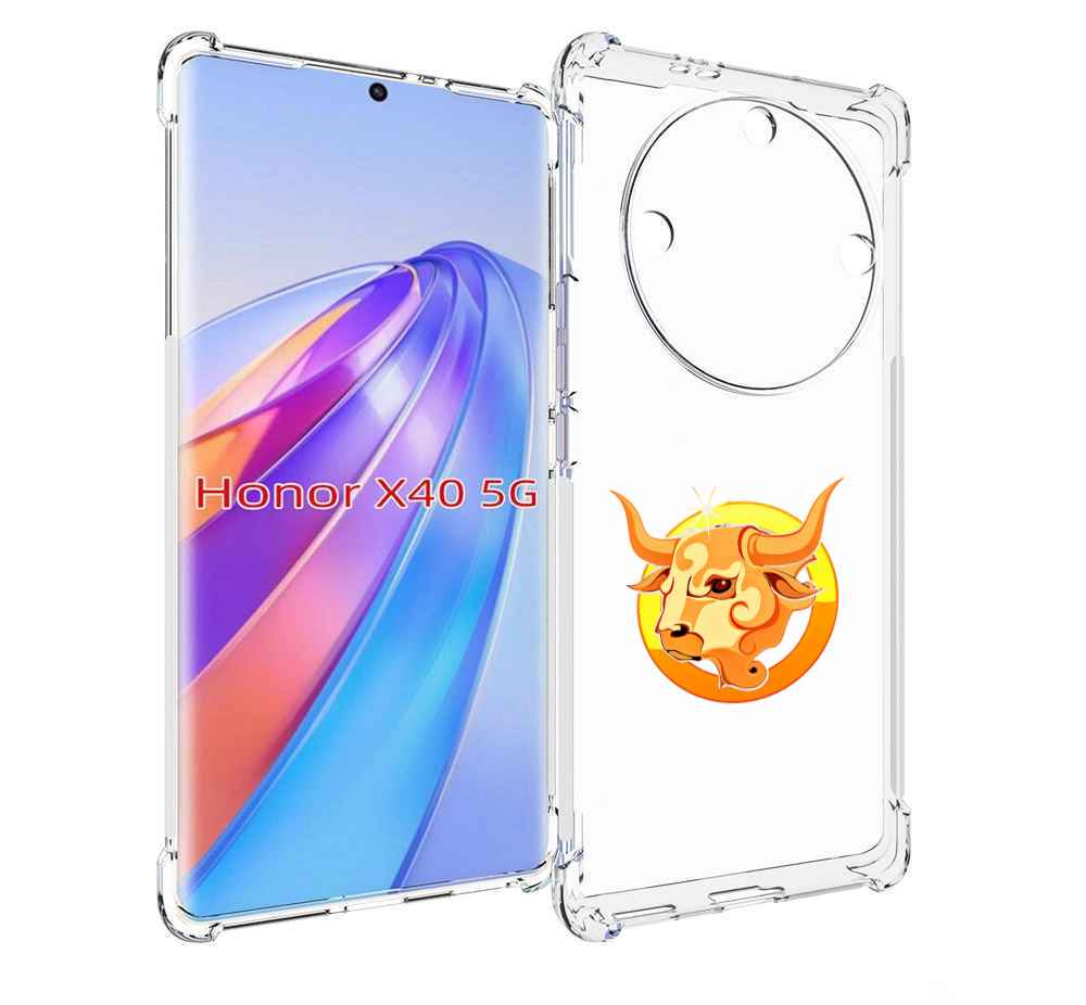 

Чехол MyPads знак-зодиака-телец-6 для Honor X40, Прозрачный, Tocco