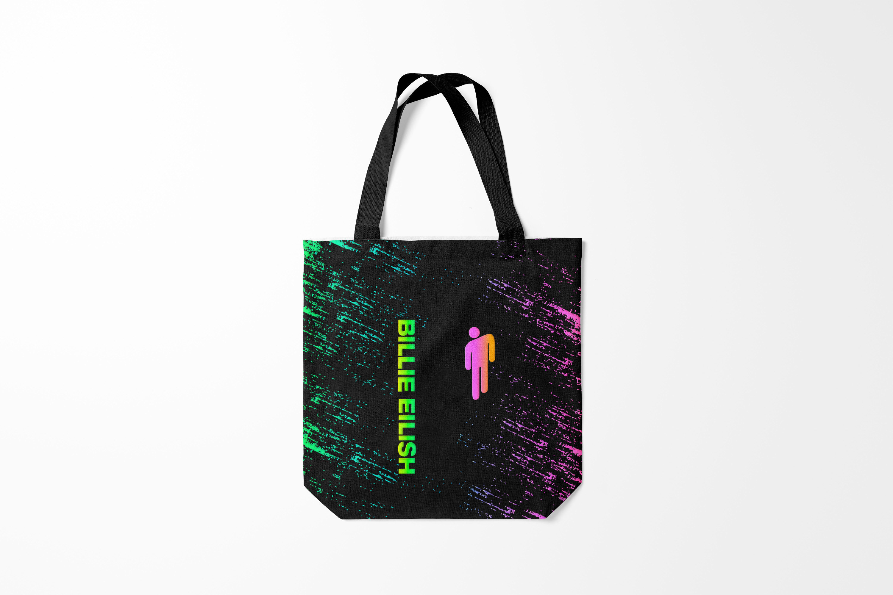 

Сумка шoппер унисекс Burnettie Billie Eilish Blohsh, черный, Billie Eilish Blohsh