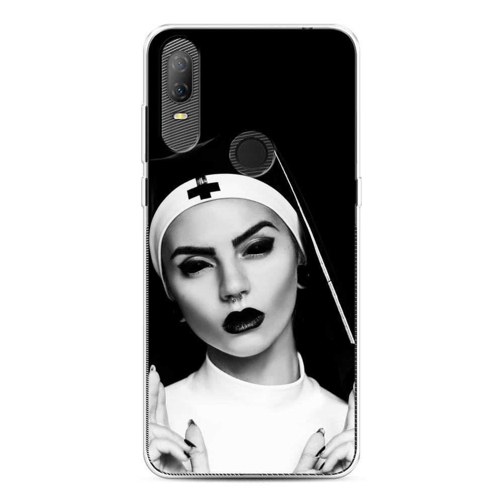

Чехол Awog на Alcatel 1V (2020) 5007U / Алкатель 1V (2020) 5007U "Черная монашка", 170950-9