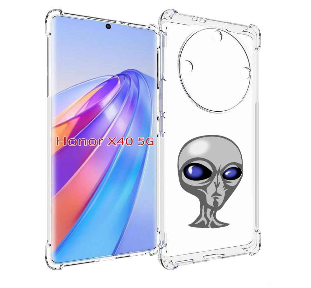 

Чехол MyPads инопланетянин для Honor X40, Прозрачный, Tocco