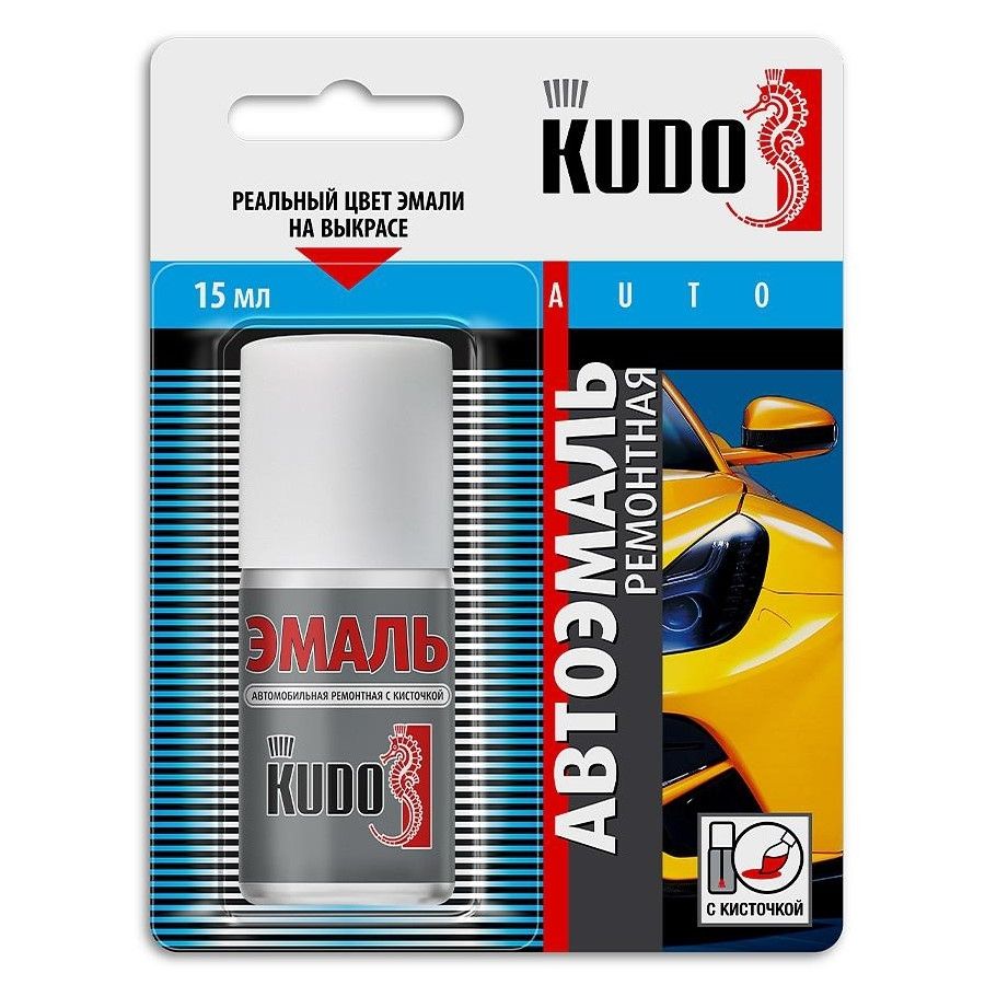 

Автоэмаль ремонтная (кисть) KUDO BMW A90 SOPHISTO GRAY (металлик) KU-75106, Серый, bmw a90 sophisto gray (металлик)
