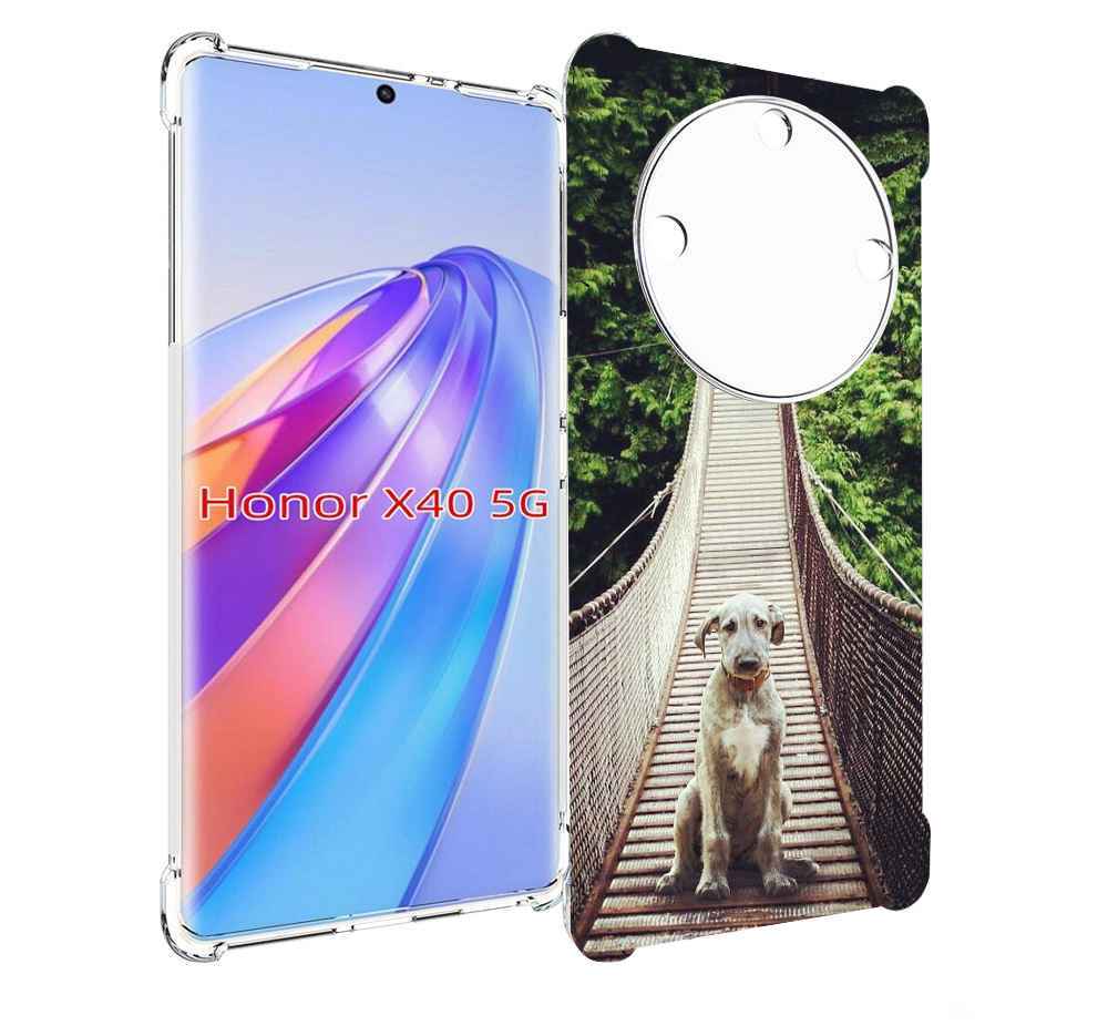 

Чехол MyPads ирландскии волкодав для Honor X40, Прозрачный, Tocco