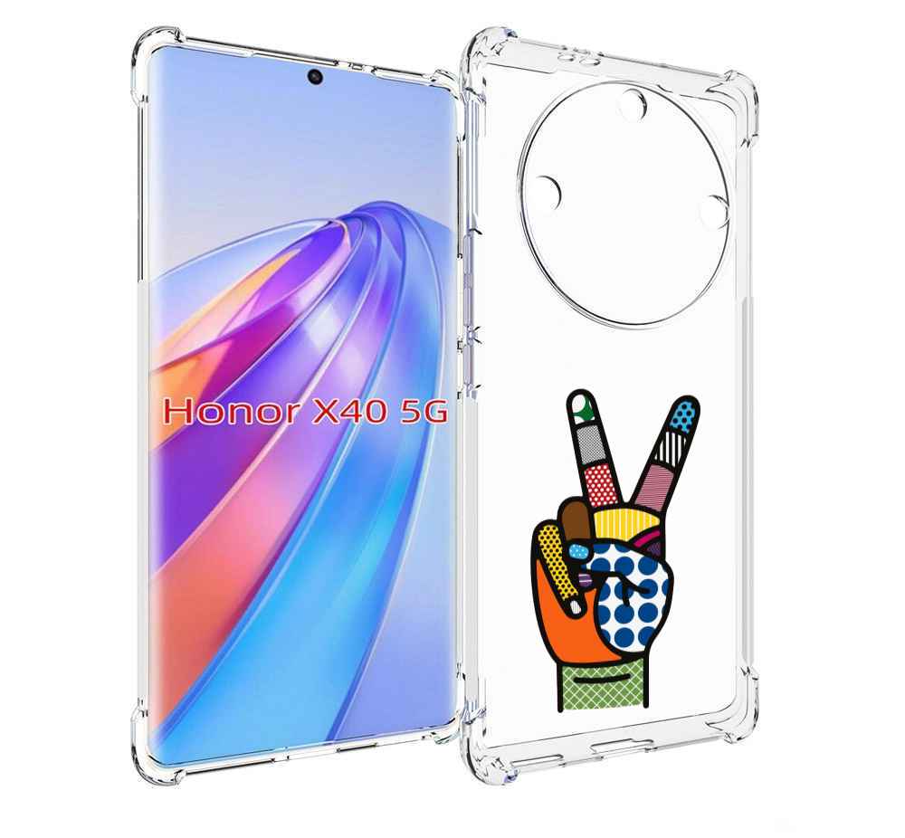 

Чехол MyPads йоу пальчики для Honor X40, Прозрачный, Tocco