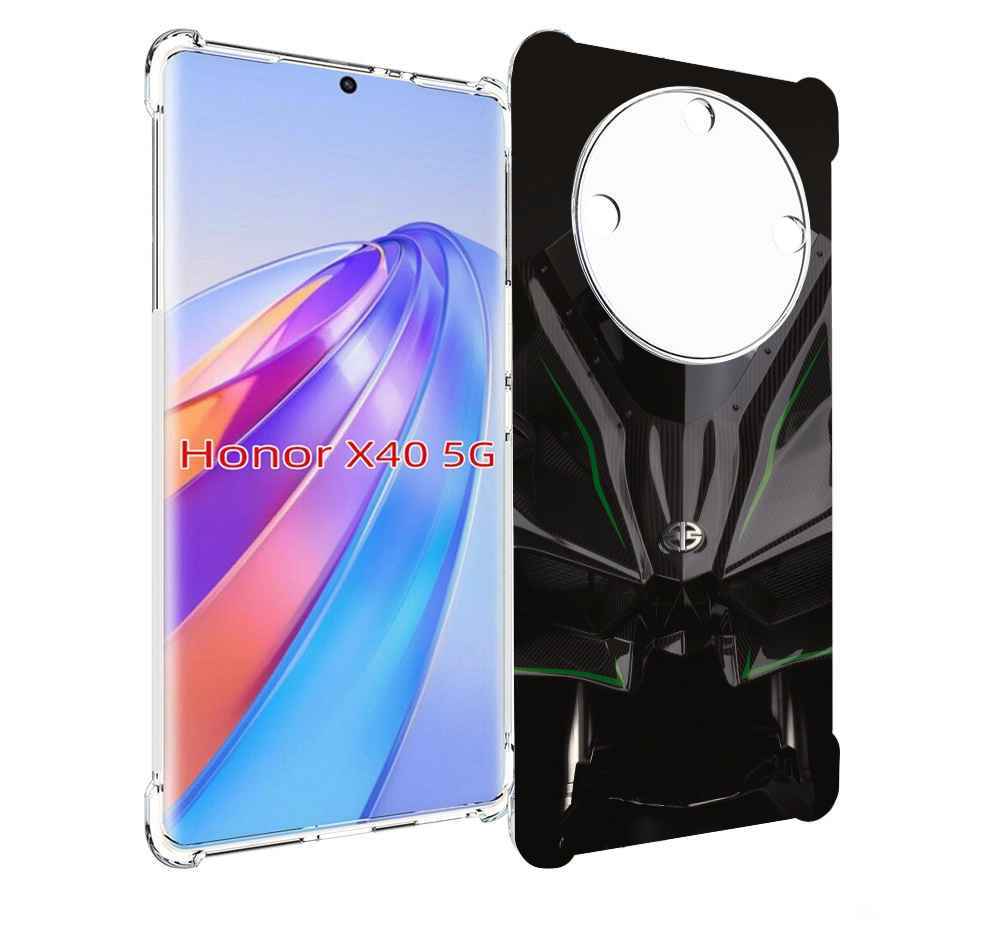 

Чехол MyPads кавасаки мото для Honor X40, Прозрачный, Tocco