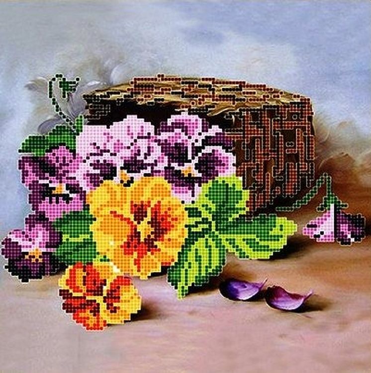 

Рисунок на ткани «Букет»