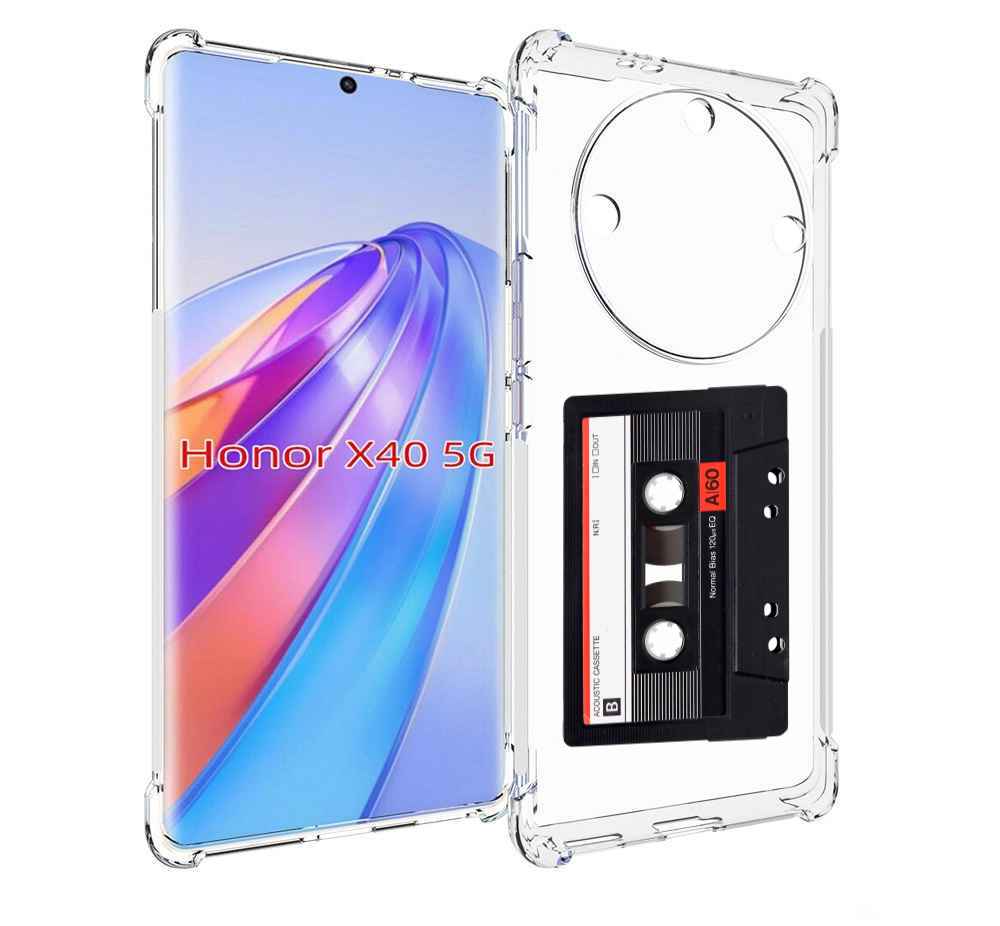 

Чехол MyPads касета для Honor X40, Прозрачный, Tocco