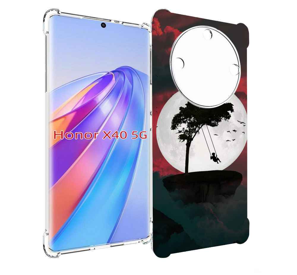 

Чехол MyPads качели-над-пропастью для Honor X40, Прозрачный, Tocco