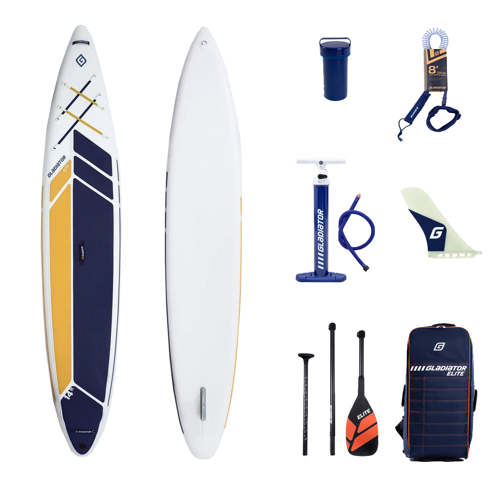 SUP-борд Gladiator Elite 427x63,5x15 см yellow