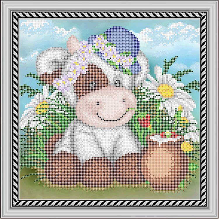

Рисунок на ткани «Бычок»