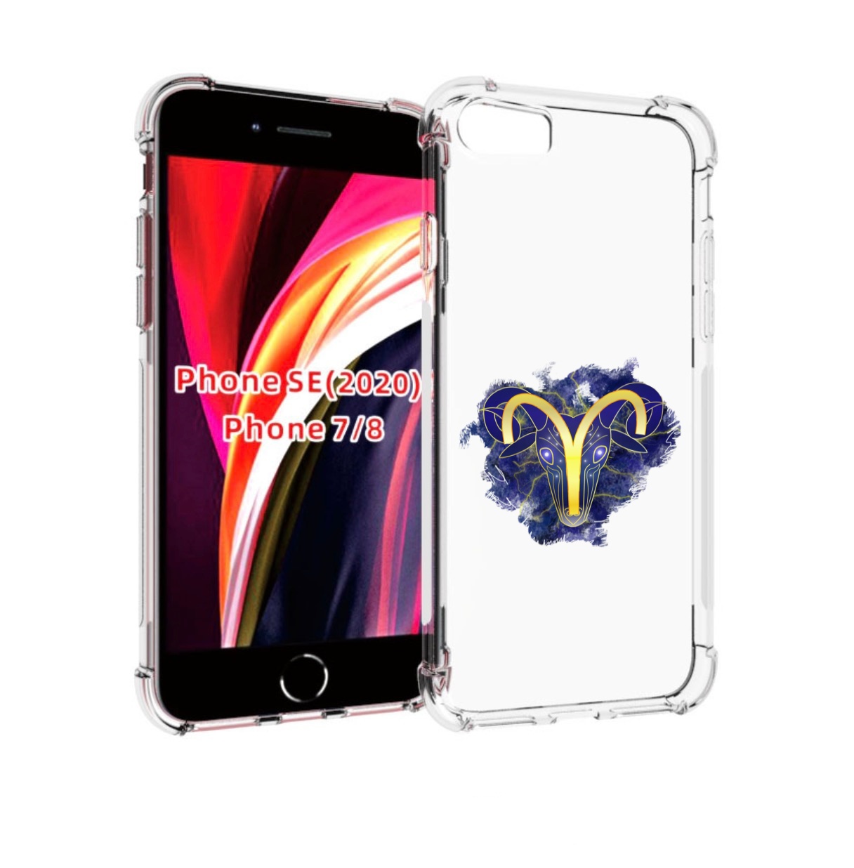 

Чехол MyPads знак-зодиака-овен-8 для iPhone 7 4.7 / iPhone 8 / iPhone SE 2 (2020), Прозрачный, Tocco