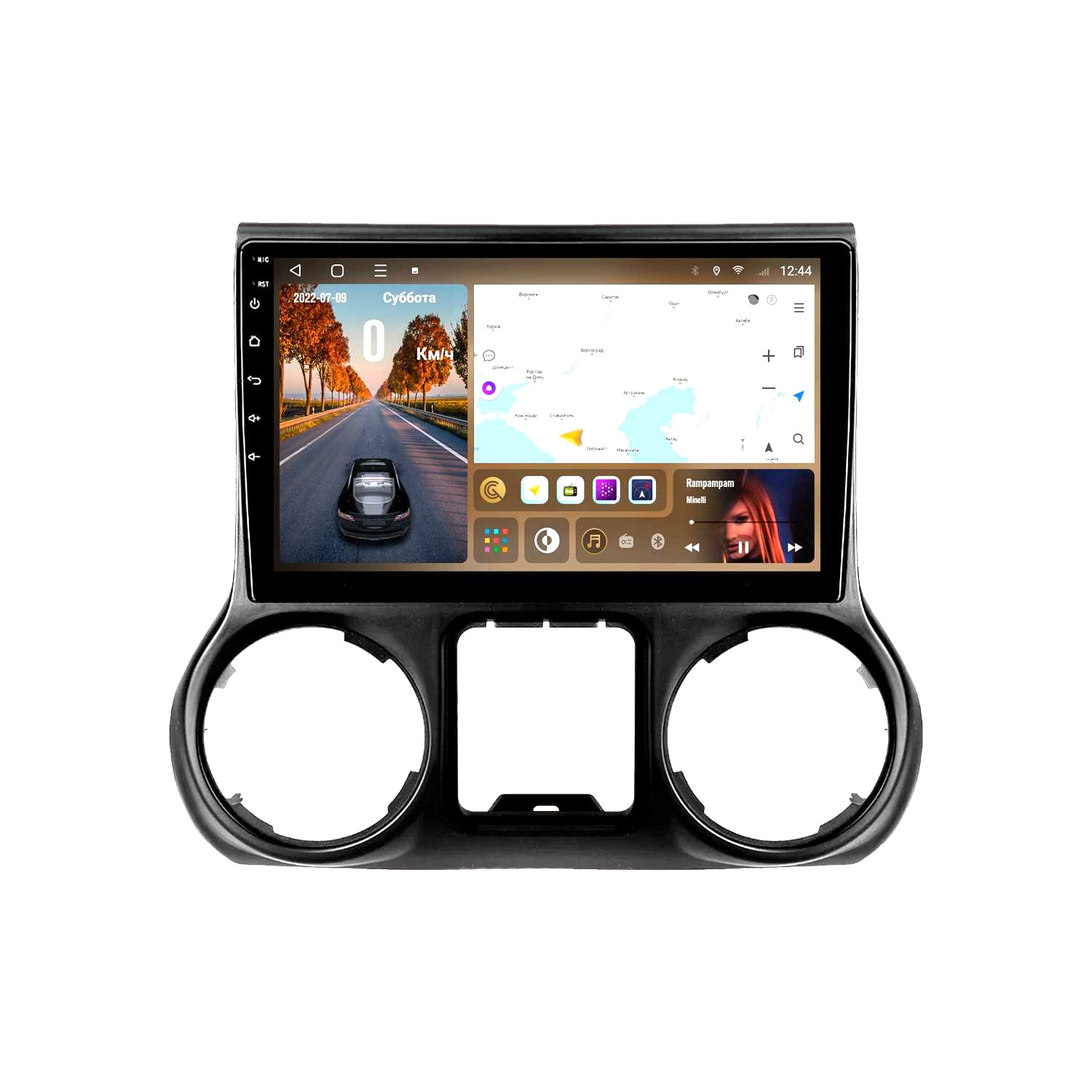 Автомагнитола CaCar TK3 Jeep Wrangler 3 рестайлинг 3240100₽