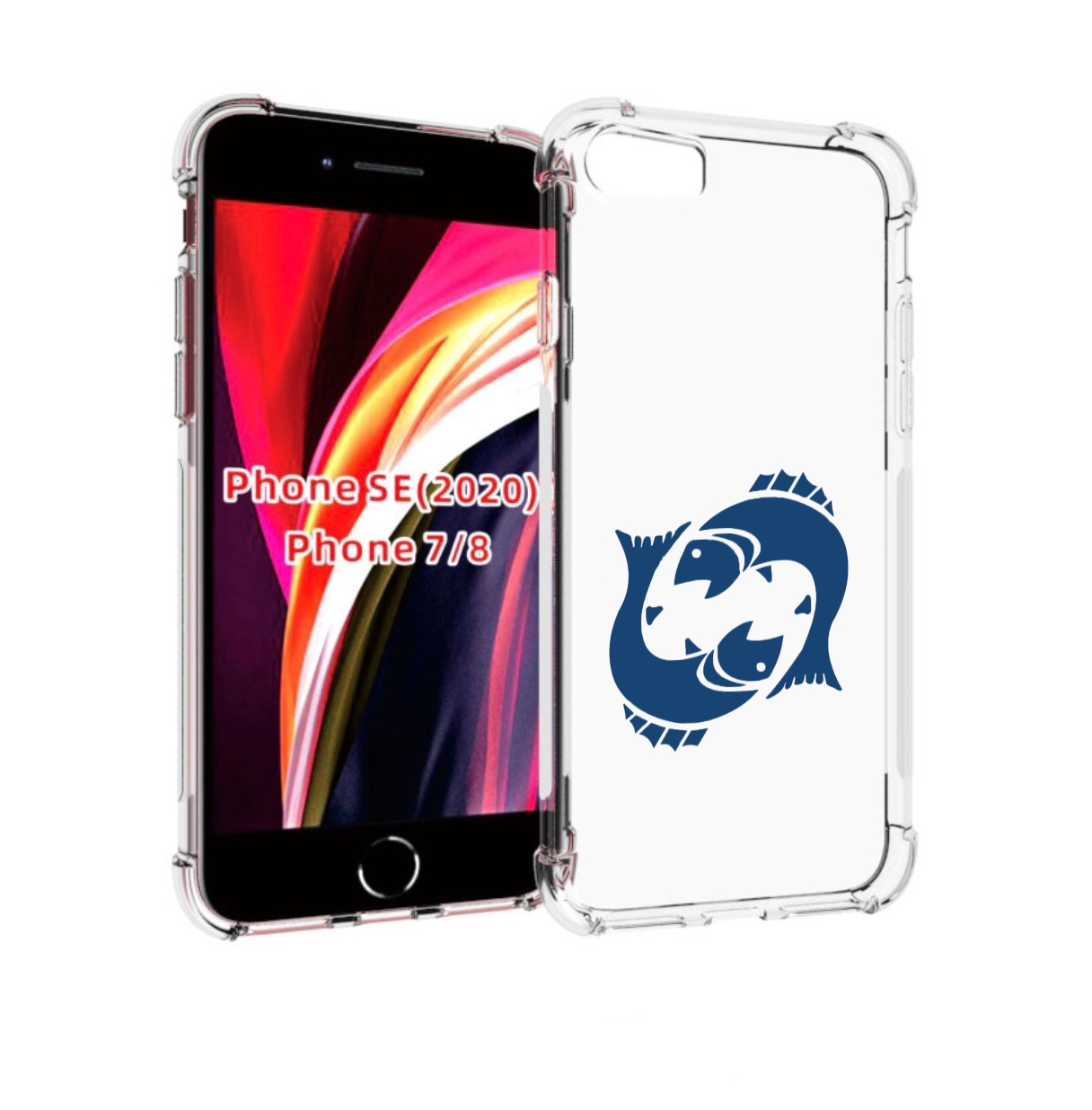 

Чехол MyPads знак-зодиака-рыбы-7 для iPhone 7 4.7 / iPhone 8 / iPhone SE 2 (2020), Прозрачный, Tocco