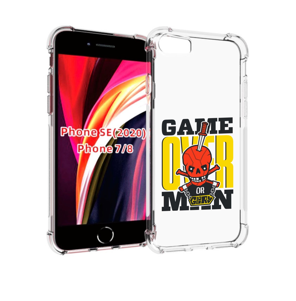 

Чехол MyPads игра-окончена-парень для iPhone 7 4.7 / iPhone 8 / iPhone SE 2 (2020), Прозрачный, Tocco