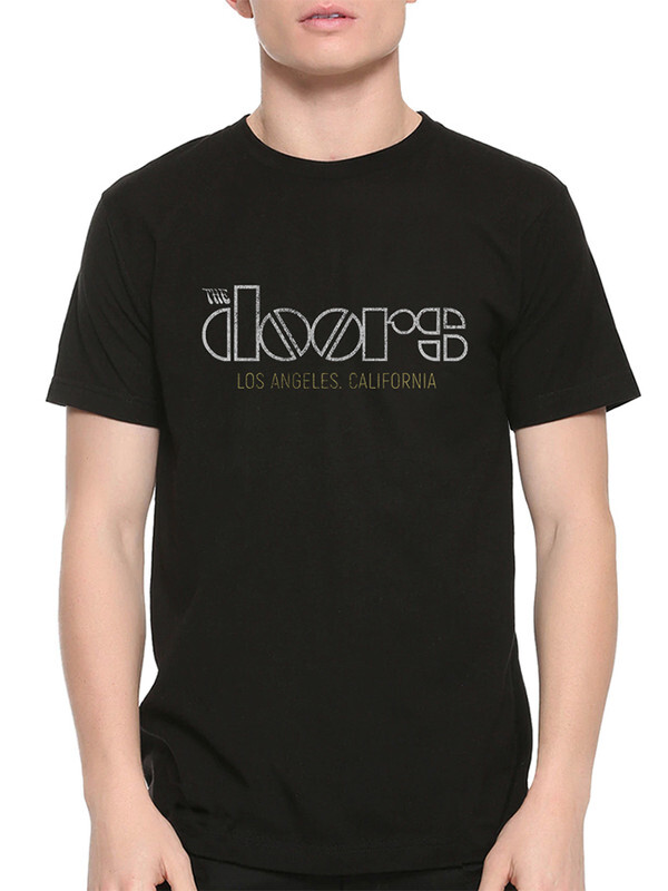 

Футболка мужская Dream Shirts The Doors черная 2XL, Черный, The Doors