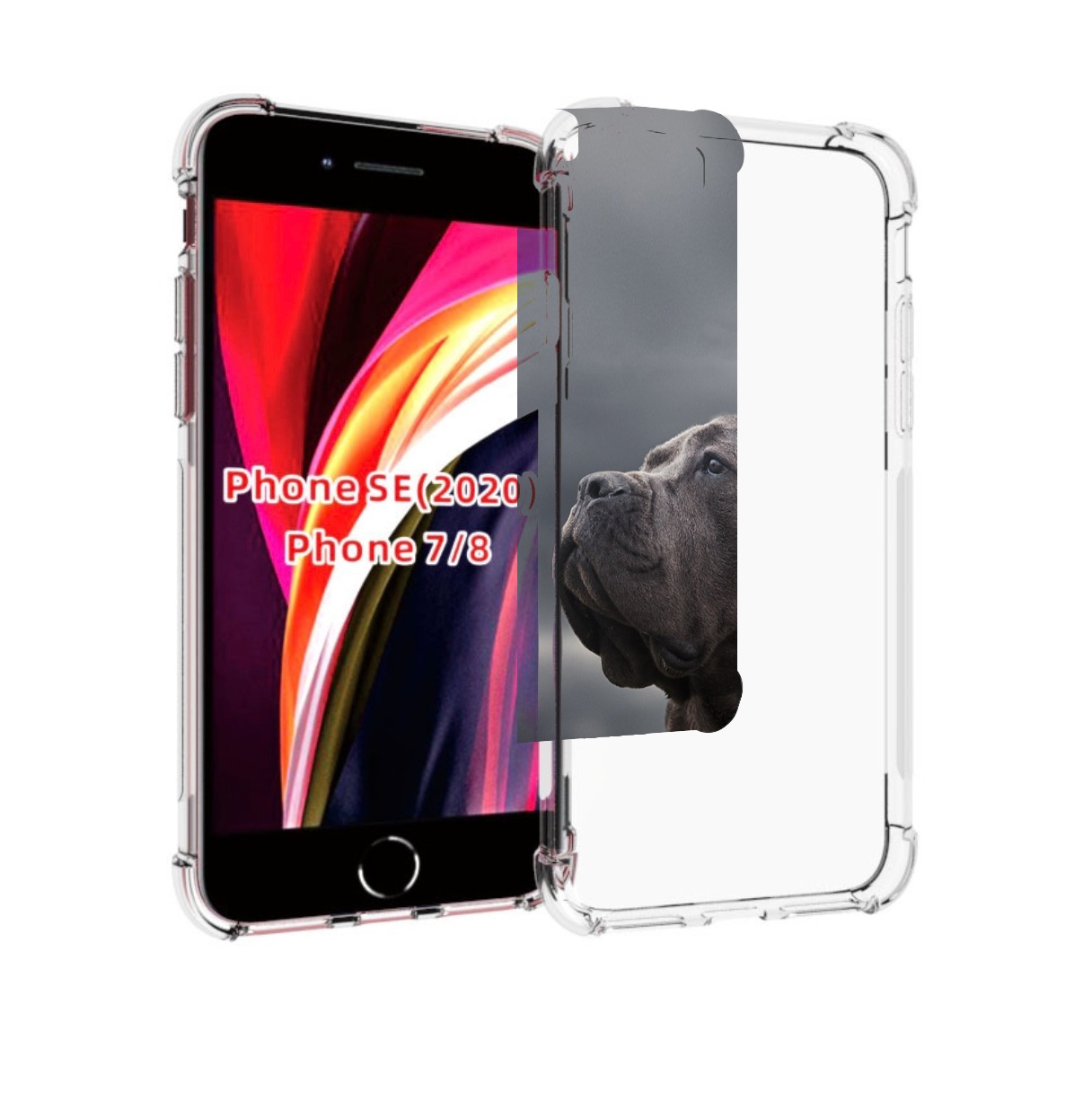 

Чехол MyPads кане корсо для iPhone 7 4.7 / iPhone 8 / iPhone SE 2 (2020), Прозрачный, Tocco