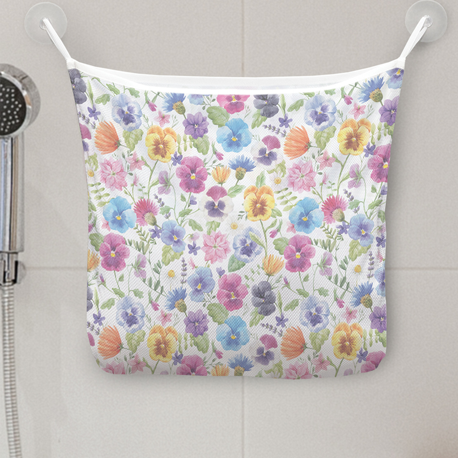 

Сетка для игрушек в ванну Краски цветов на присосках 39x33 см, Краски цветов