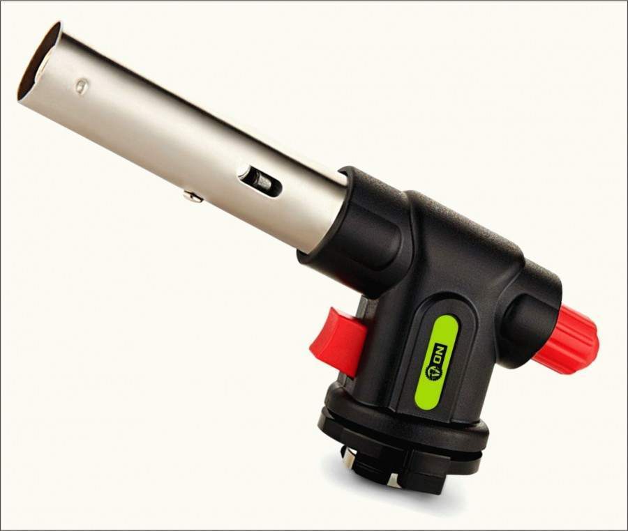 

3-ON Горелка газовая с пьезорозжигом, 15х6,5х4см, 10-02-007 (арт. 763863), Синий