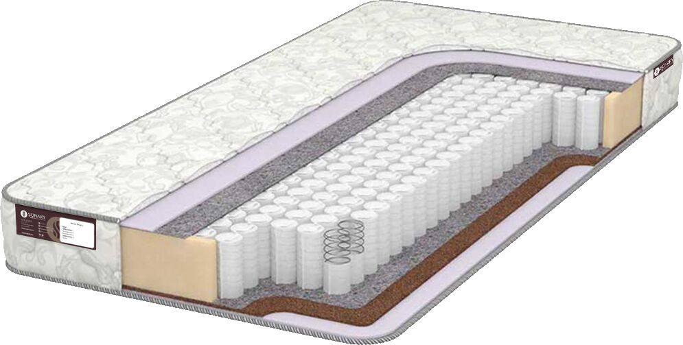 

Матрас Sonary Urban Almelo 110х195, Белый, Almelo