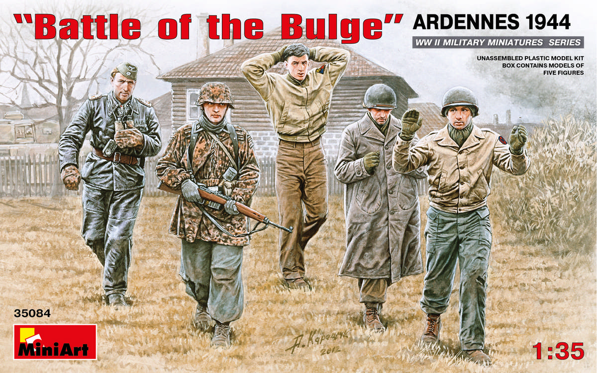 фото Сборная модель miniart 1/35 операция "battle of the bulge" арденны 1944 35084