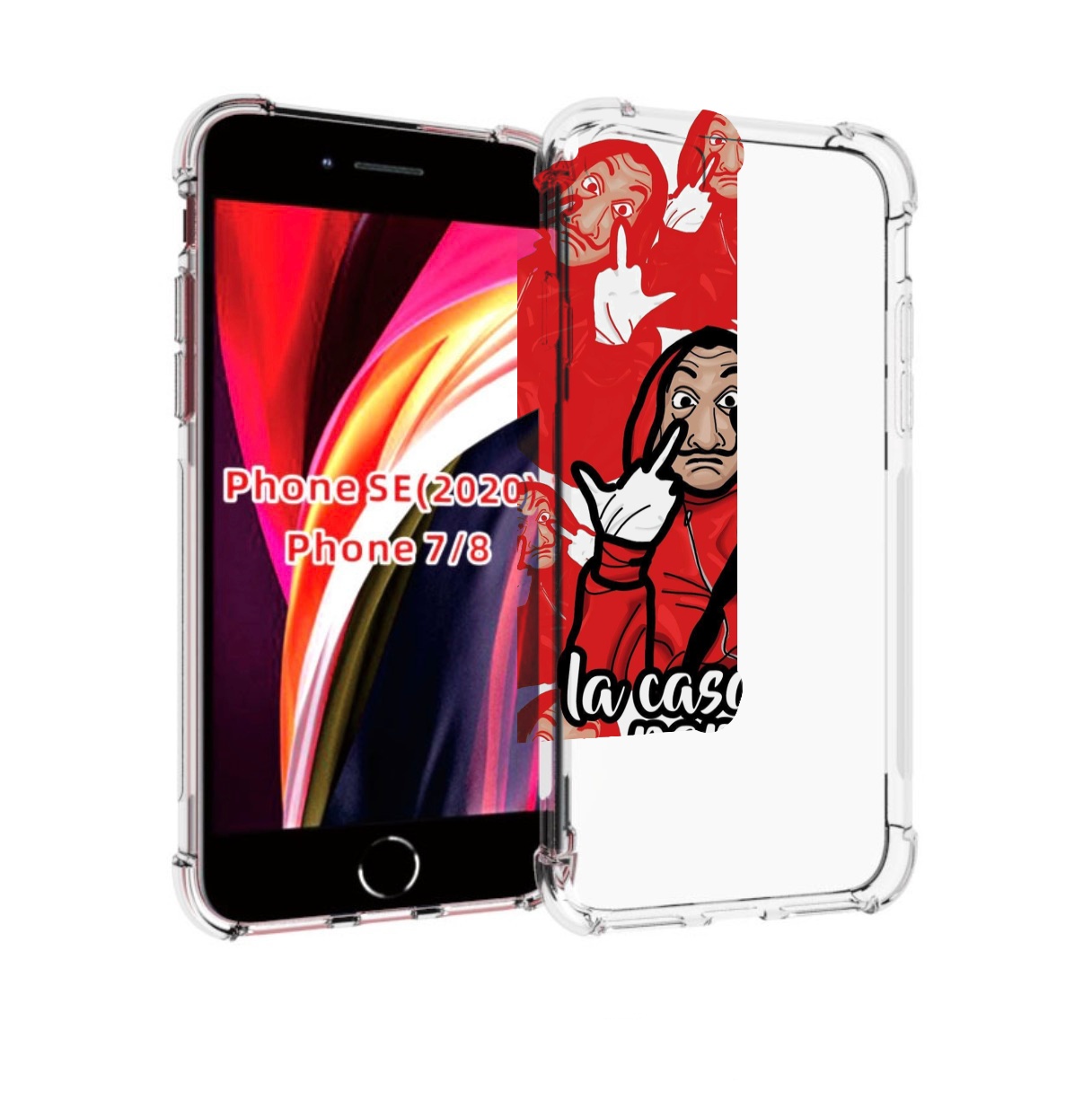 

Чехол MyPads комикс-бумажный-дом для iPhone 7 4.7 / iPhone 8 / iPhone SE 2 (2020), Прозрачный, Tocco