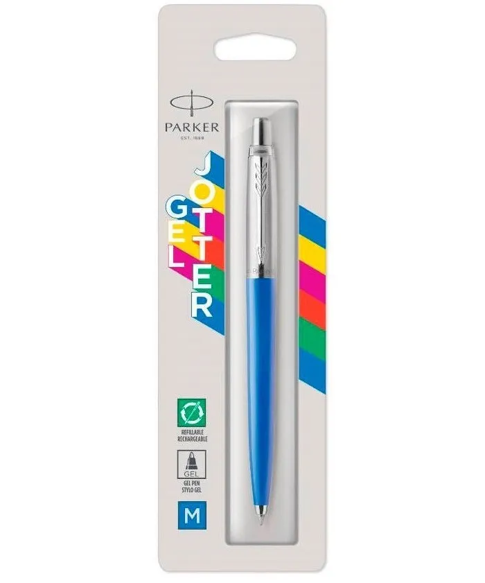 

Ручка гелевая Parker Jotter Original (2140496) синий M синие чернила блистер