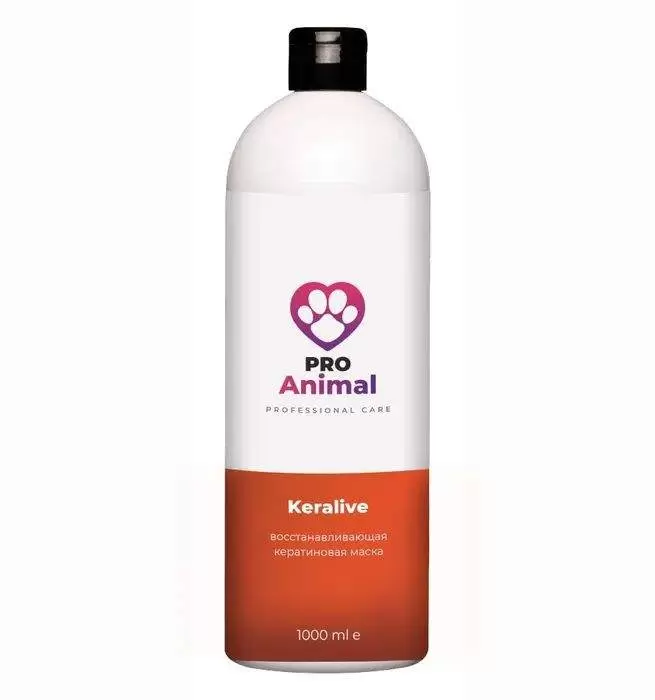 

Восстанавливающая кератиновая маска для шерсти собак ProAnimal Keralive, 1 л