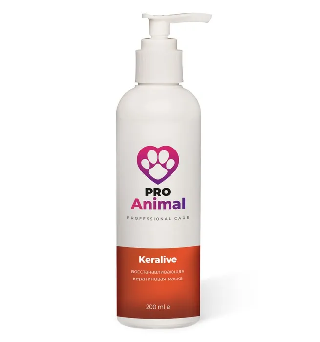 

Восстанавливающая кератиновая маска для животных ProAnimal Keralive, 200 мл