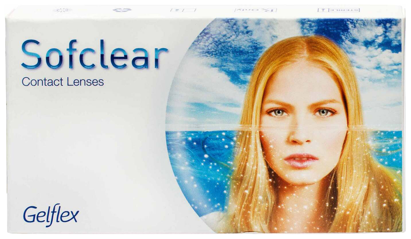 

Контактные линзы Sofclear 6 линз R 8,6 -1,25