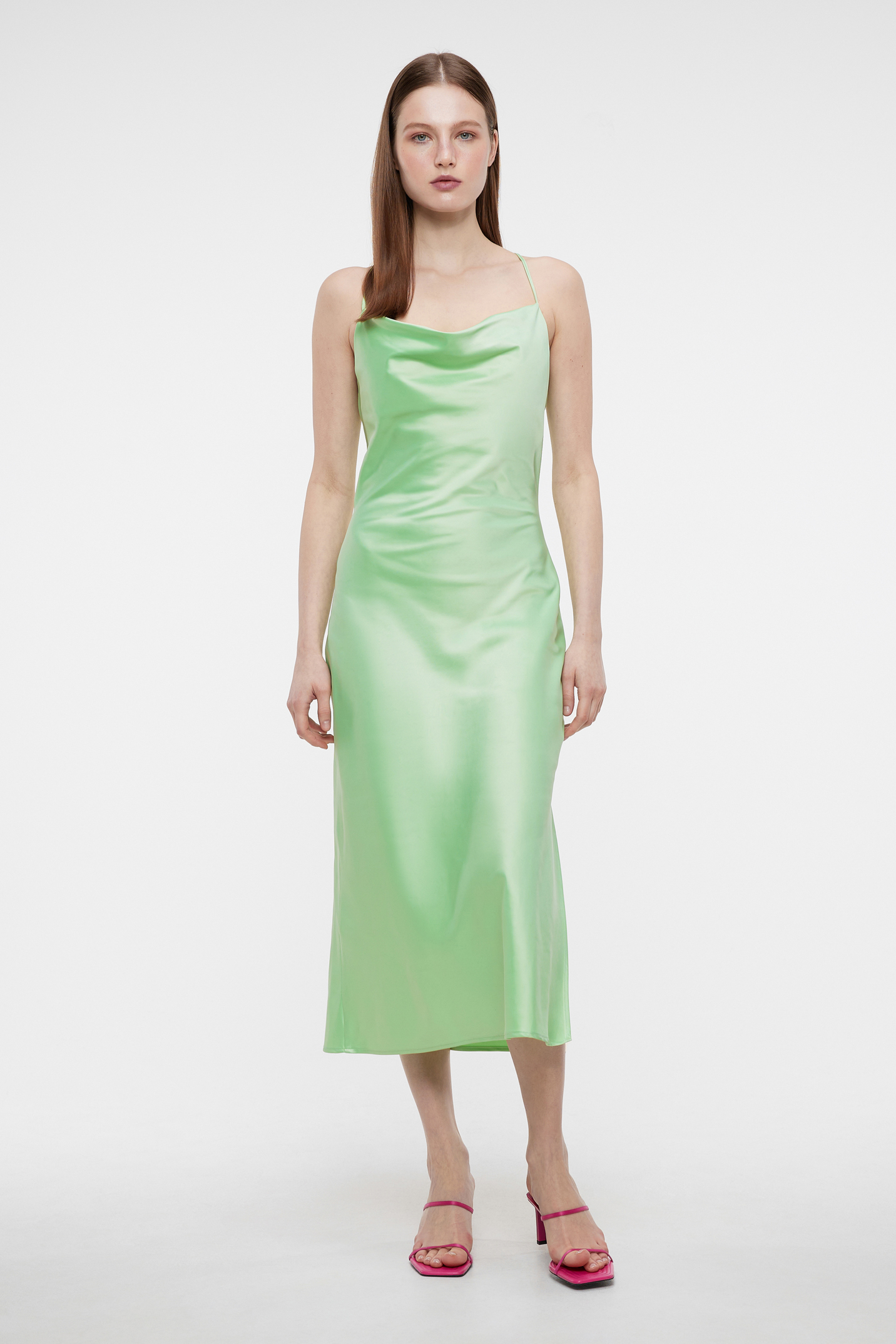 Платье женское Befree 2321465546 зеленое XS