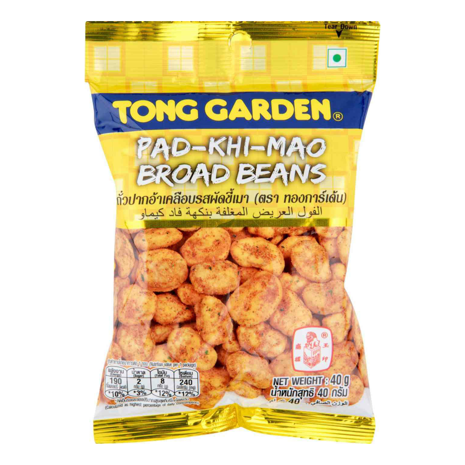 

Бобы Tong Garden со вкусом Пад-Хи-Мао в панировке 40 г