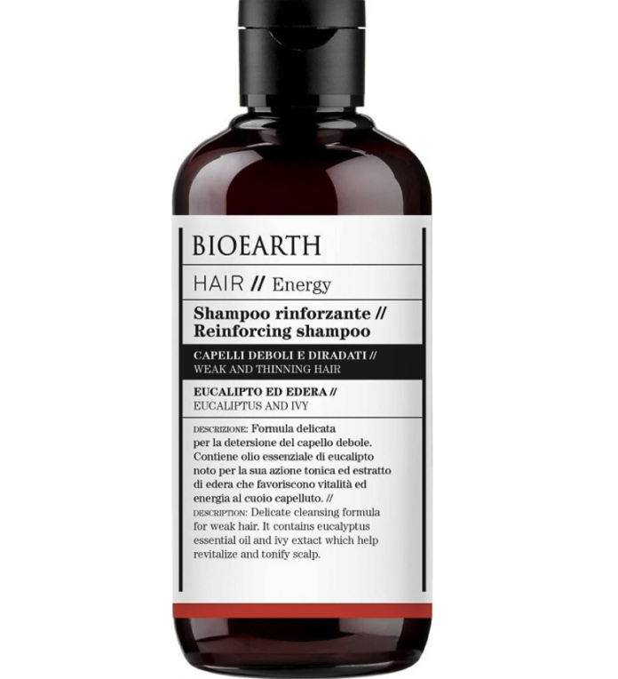 Купить Шампунь Bioearth укрепляющий для слабых и истонченных волос, 250 мл