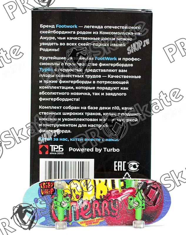 

Фингерборд FootWork П10 Tripy Whip Limited 2019, Разноцветный, FootWork П10 Tripy Whip Limited 2019