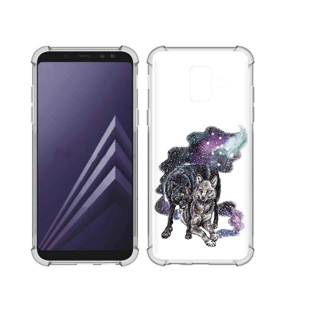 

Чехол MyPads Tocco для Samsung Galaxy A6 (2018) звездные волки (PT111558.582.352), Прозрачный, Tocco