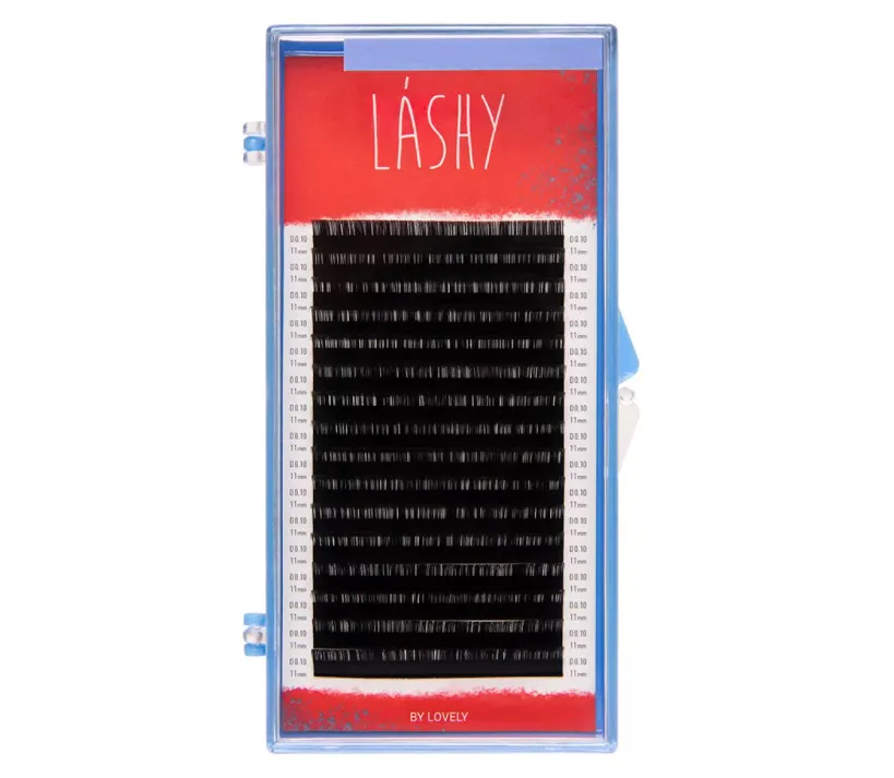 Ресницы Lashy Lovely чёрные 16 линий С 0.10 11 мм