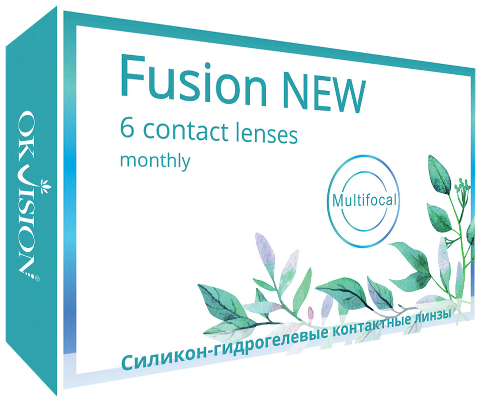 Цветные линзы Fusion NEW 6 линз R 8,6 -2,25