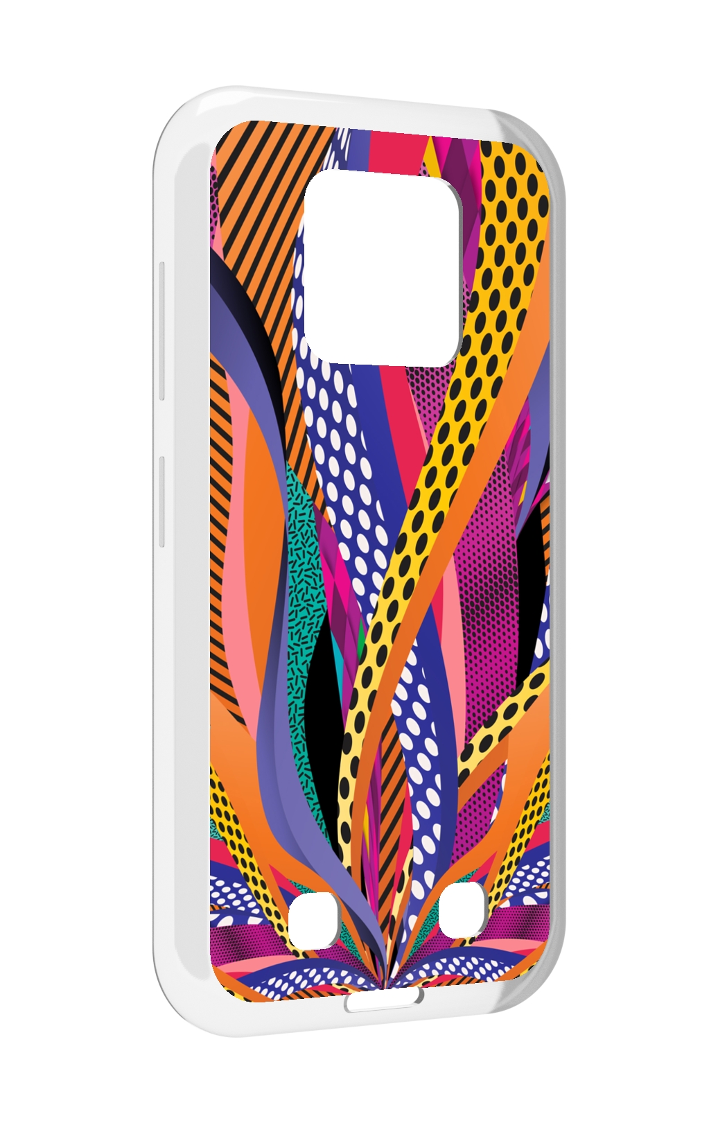 

Чехол MyPads разноцветные щупальца для Oukitel WP18, Прозрачный, Tocco