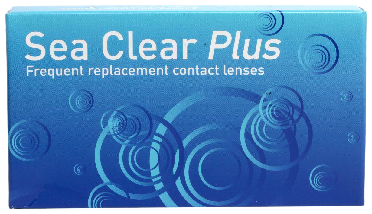 Контактные линзы Sea Clear Plus 3 линзы R 8,6 -4,50