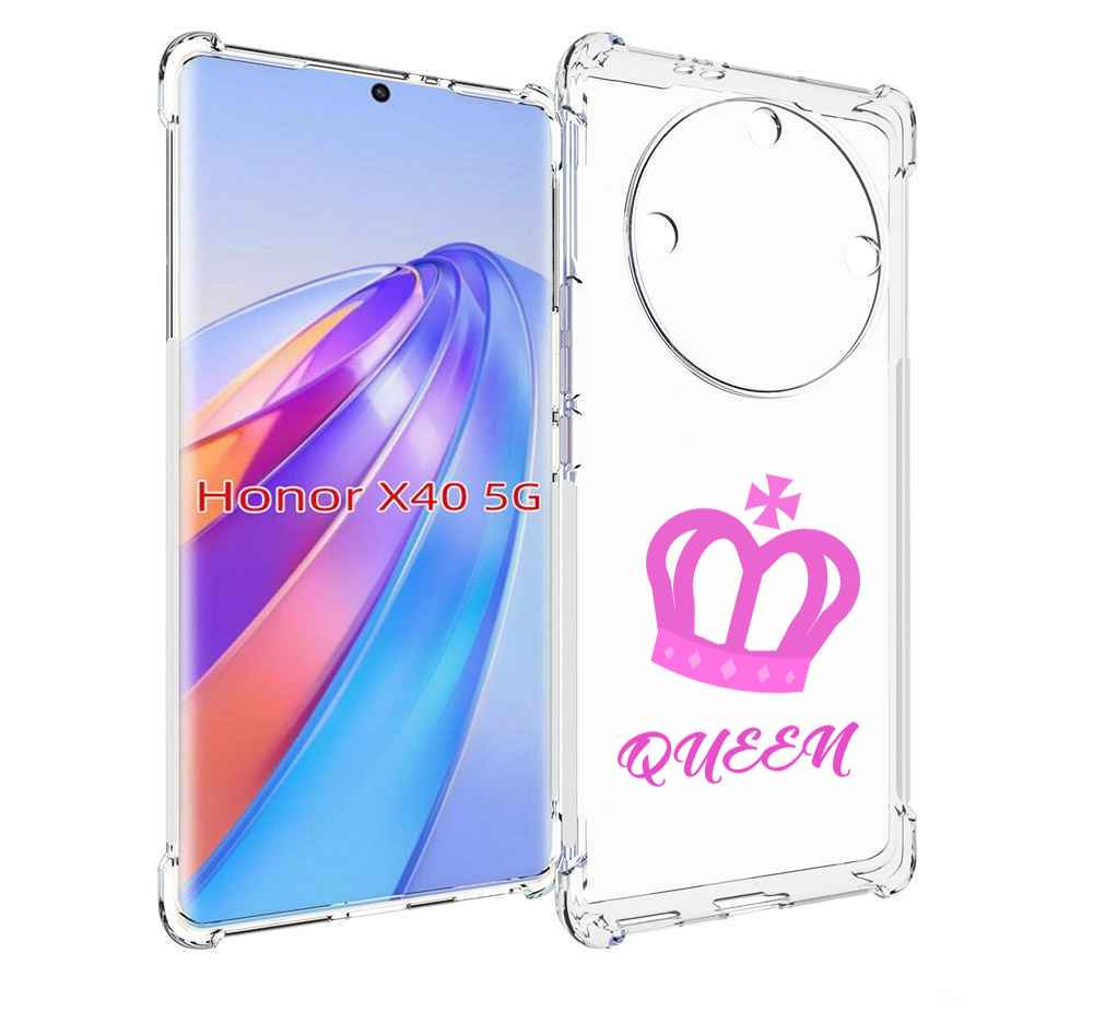 

Чехол MyPads корона-королевы-розовый для Honor X40, Прозрачный, Tocco