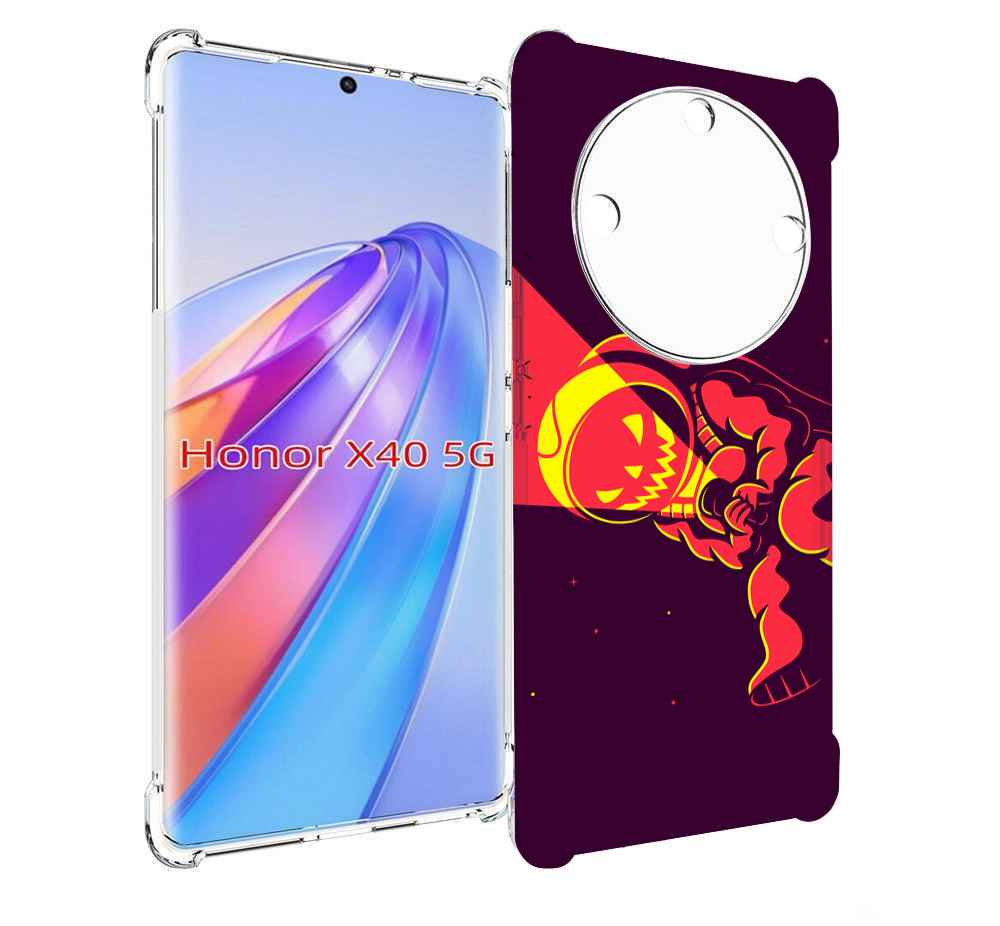 

Чехол MyPads космонавт-в-хеллуин для Honor X40, Прозрачный, Tocco
