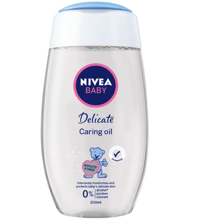 Масло для тела Nivea Baby Caring Oil для детей и взрослых, 200 мл