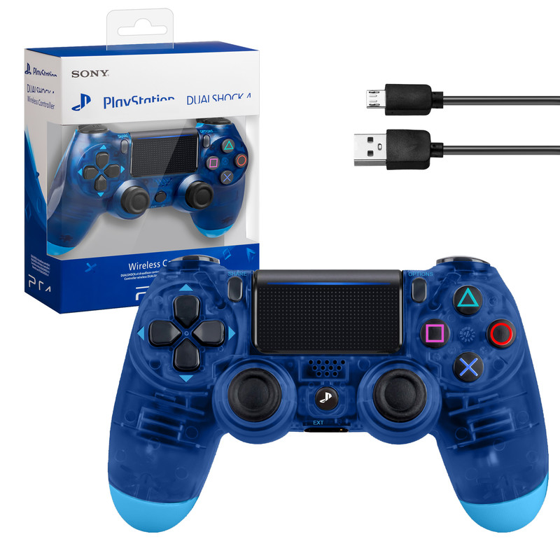 

Геймпад(джойстик) Dualshock для PS4(неоригинал), прозрачный синий, Прозрачный синий