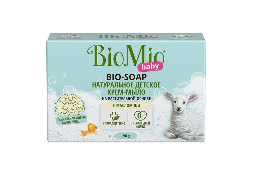 Мыло для детей BioMio Baby твердое, 3 шт. по 90 г