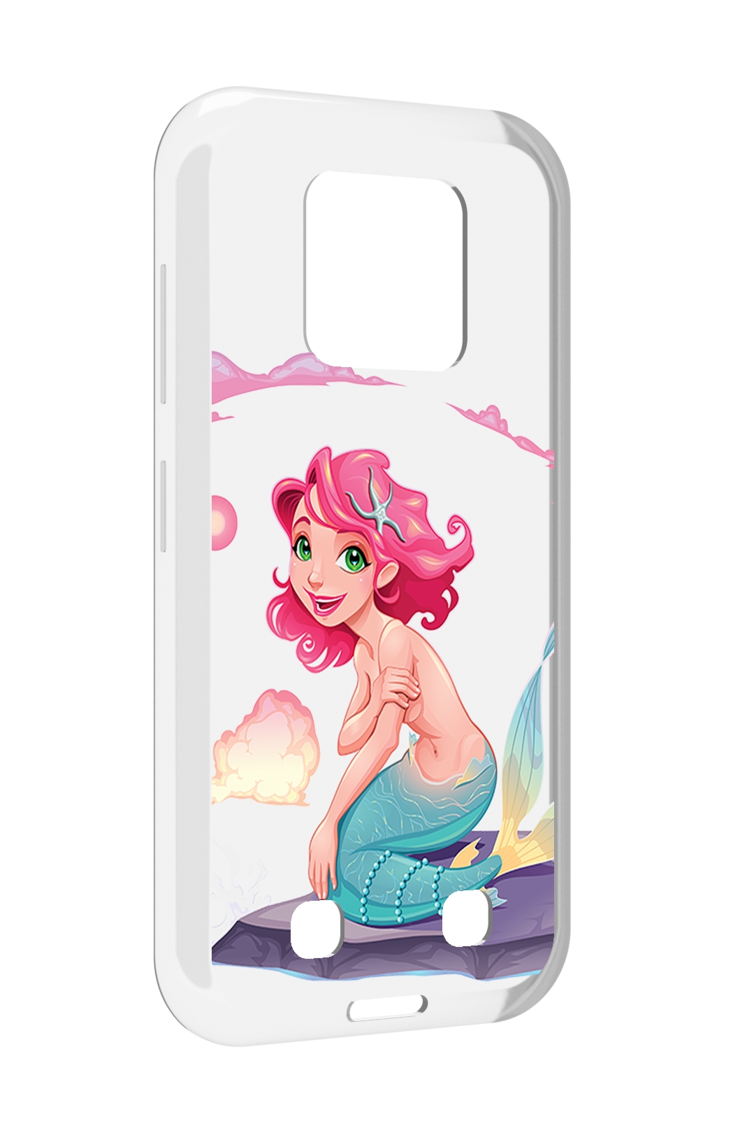 

Чехол MyPads русалочка для Oukitel WP18, Прозрачный, Tocco